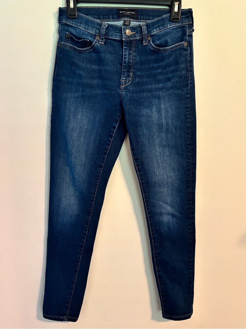 Banana Republic skinny blue jeans